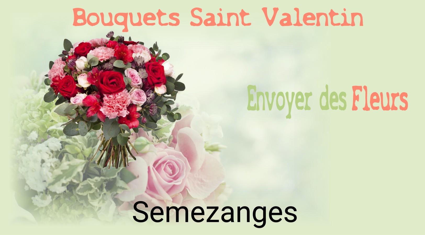 Roses de Saint-Valentin livrées à Semezanges